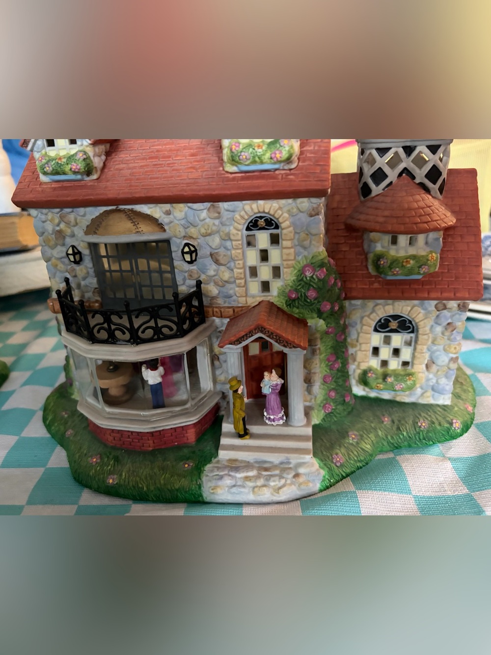 PartyLite Olde World Village #3 Bristol House Retired - Picture 16 of 16